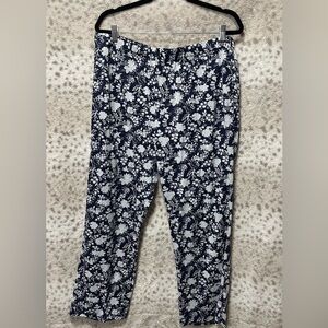 LANDS’ END FLORAL PJ PANTS
